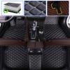 SureKit Car Floor Mats Compatible with Lexus RC 2016-2018 Floor Liner Waterproof Anti-Skid Luxury Leather Full Coverage Liner Front  Rear Mat/Set(Black Beige) view 1