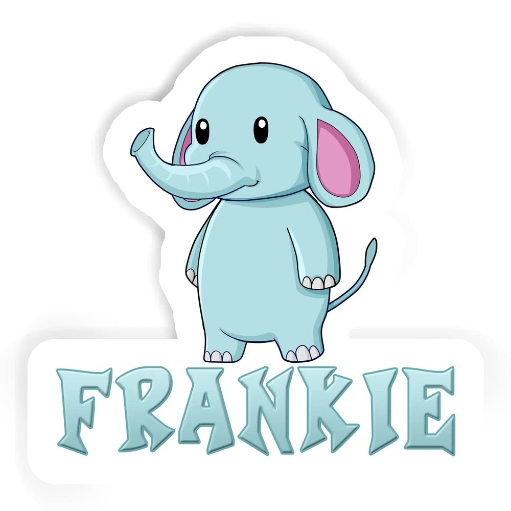 Frankie Elephant Sticker (Large, 14x9.8 inch)