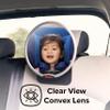 Diono Baby Car Mirror 2 Pack, Includes Safety Car Seat Mirror for Rear Facing Infant & See Me Too Rear View Baby Mirror Both Fully Adjustable with Wide Crystal Clear View, Shatterproof, Crash Tested view 2