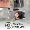 Diono Baby Car Mirror 2 Pack, Includes Safety Car Seat Mirror for Rear Facing Infant & See Me Too Rear View Baby Mirror Both Fully Adjustable with Wide Crystal Clear View, Shatterproof, Crash Tested view 3