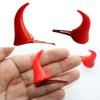 Secaden Devil Horns Hair Clip Halloween Cosplay Costume Headwear Accessories Party Dress Up (Red) view 2