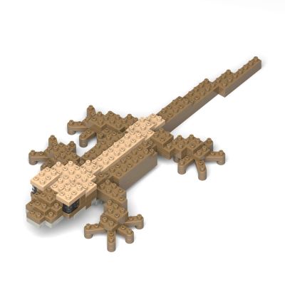 JEKCA Crested Gecko 01S | Lizard Plastic Building Blocks | Age 14+