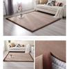 WJXBoos Thicken Tatami Kids Play Mat, Flannel Soft Baby Crawling Carpet No-Slip Children Sleeping Rug Hypoallergenic No-Toxic Blanket-Brown 190x280cm(75x110inch) view 2