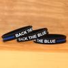 SayitBands 15 Youth Back THE Blue Thin Blue Line Silicone Wristbands view 2