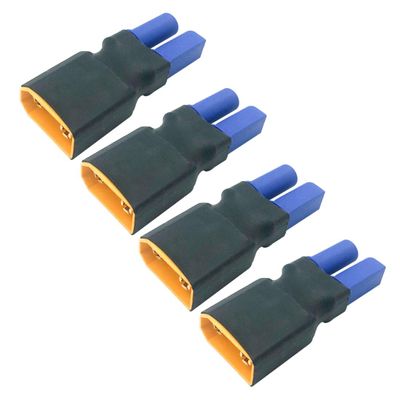 FLY RC XT90 Male to EC5 Female Connector Adapter, 4pcs