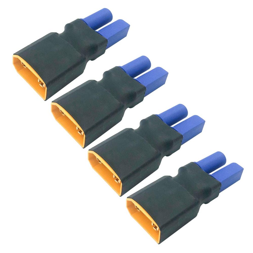 FLY RC XT90 Male to EC5 Female Connector Adapter, 4pcs