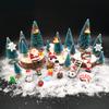 EMiEN 45 PCS Miniature Christmas Ornament,Kits for DIY Fairy Garden,Mini Snowman, for Christmas Party Decoration,Micro Landscape Accessories view 1