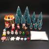 EMiEN 45 PCS Miniature Christmas Ornament,Kits for DIY Fairy Garden,Mini Snowman, for Christmas Party Decoration,Micro Landscape Accessories view 2