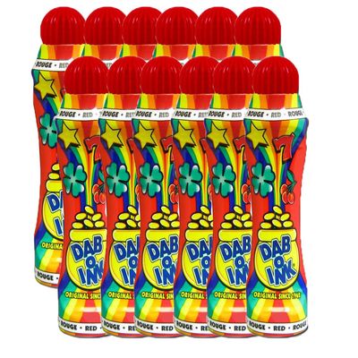 Dab-O-Ink Bingo Dauber 3oz Dozen (Red)