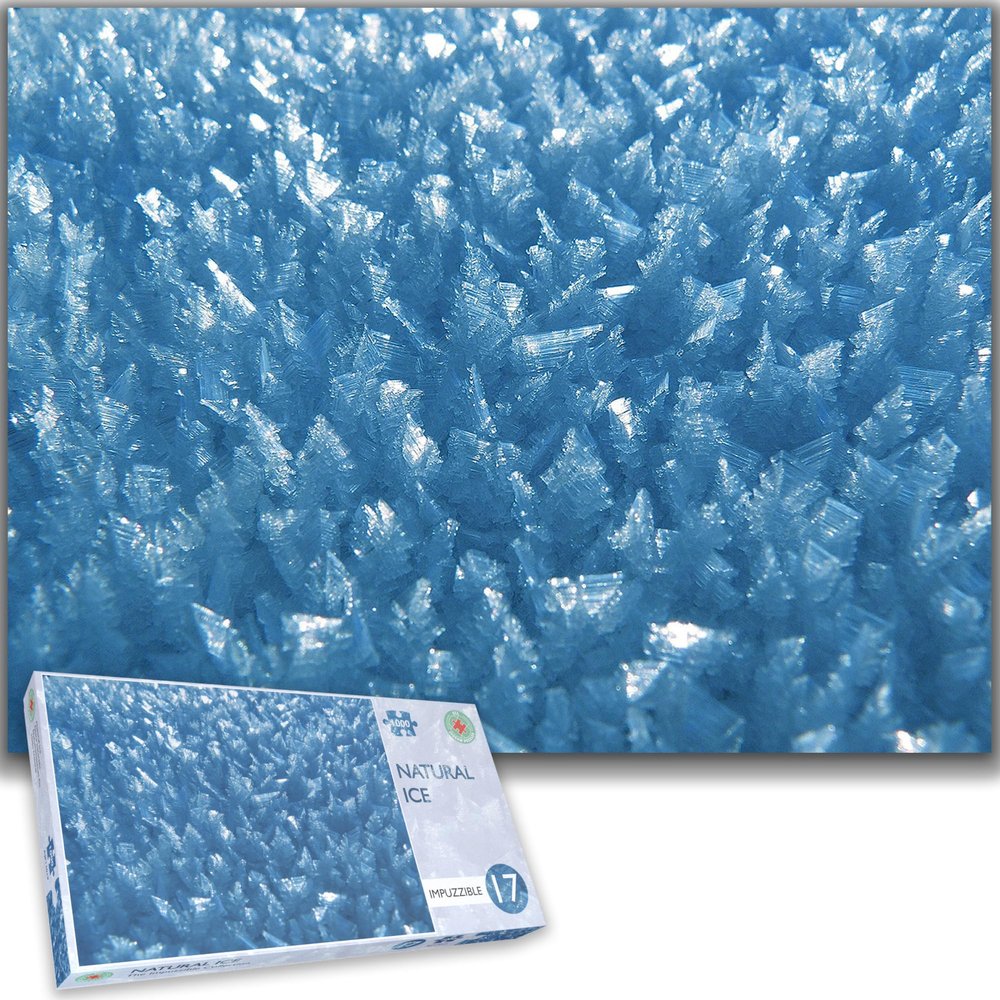 1000 Piece Natural Ice Jigsaw Puzzle Impossible Impuzzible for Adults - 66cm X 50cm - Challenging Jigsaw Puzzles, Great Gift for Adults