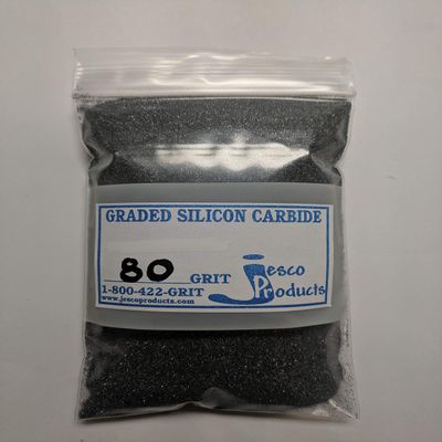 JESCO 5lb 80 Grit Silicon Carbide, Ideal for The 1st Step of Tumbling.