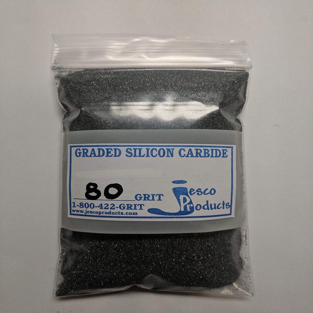 JESCO 5lb 80 Grit Silicon Carbide, Ideal for The 1st Step of Tumbling.