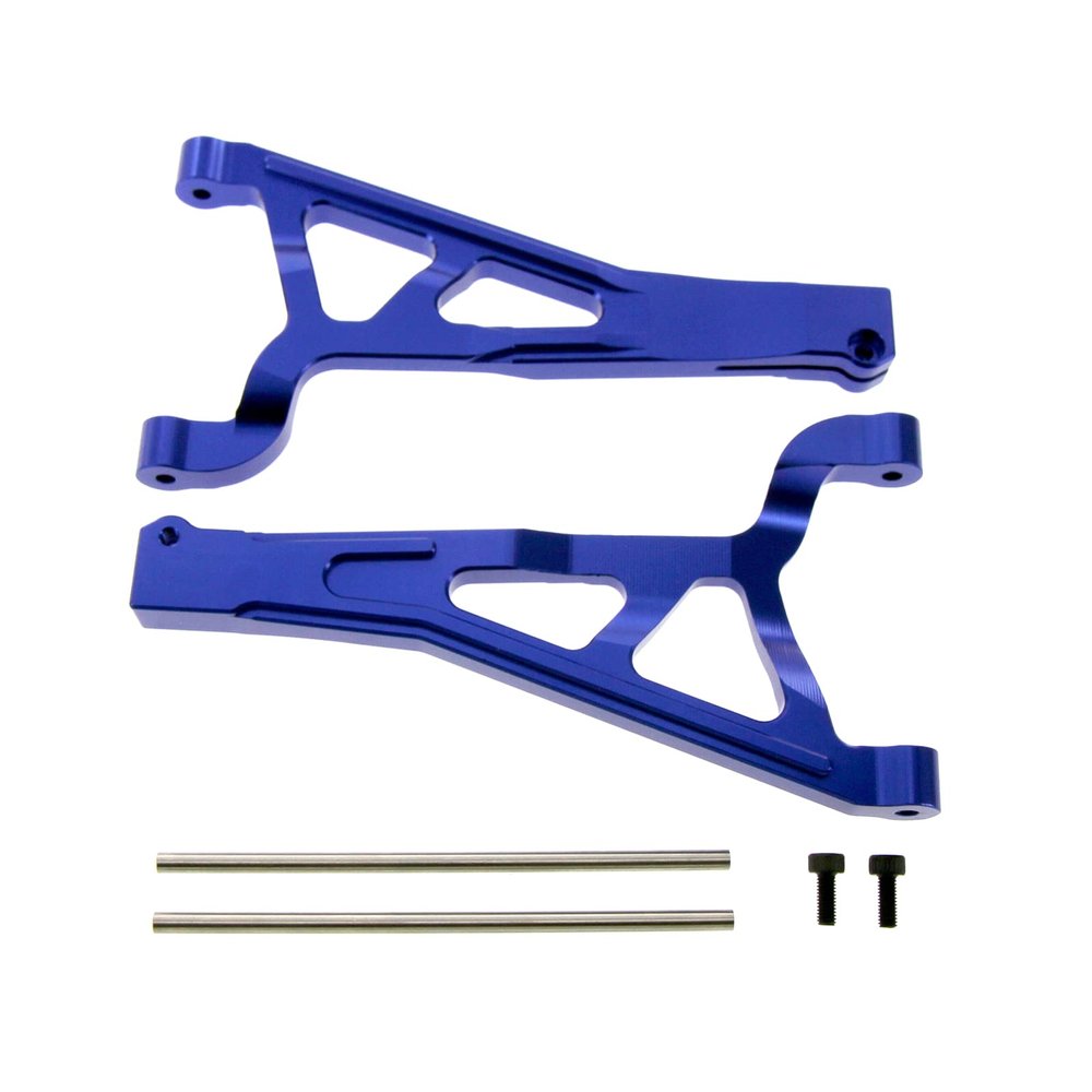 Atomik - Alloy Front Upper Arm - Part for E-Revo 2.0, Other TRX Models - 6061 Aluminum - Lightweight & Durable Performance - Compatible with Traxxas - Replaces Part 8631/8632 - Blue