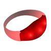 Red Light Up Stretch Bracelet with Steady Illumination LED Lights (Set of 12) view 1