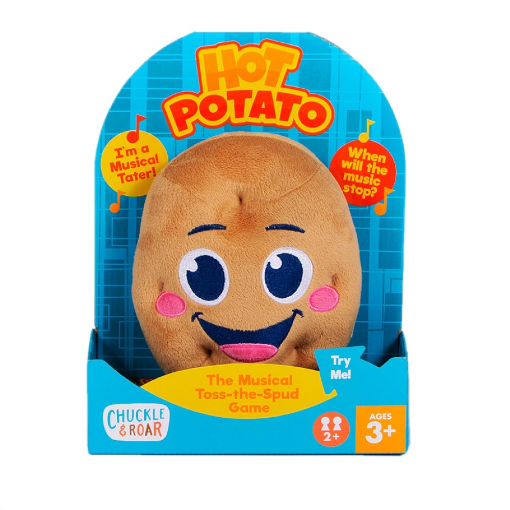 Chuckle & Roar Potato Toss Family Game  Musical Toss-The-Spud Electronic Toy with Random Timer, Batteries Included, Party Game for Kids Ages 3+