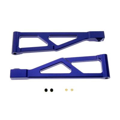 Atomik - Alloy Front Upper Arm - Replacement Part for Arrma Kraton 6S BLX - Hardened Billet 6061 Aluminum - Lightweight & Durable Performance - Front Chassis Upgrade Part AR330218 - Blue