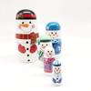 Konrisa Matryoshka Nesting Dolls 5 Pieces Snowman Nesting Dolls Hand Painted Figurines Wooden Stacking Dolls for Kids Birthday Party Home Decoration,New Year view 4