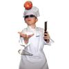 Chef Set Outfit for Children incl Jacket Apron and Hat White not a toy Real Uniform Dress like a PRO (XXL (fits 10-12)) view 3