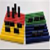 HERO Creations Set of Four Plastic (PLA) Domino Trays  Premium Holder Racks for Domino Tiles, Great for Mexican Train, Mahjong, Chickenfoot, Domino Games view 1