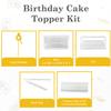 The Money Cake - Money Cake Pull Out Kit Includes 1 Money Box 1 Plastic Roll 50 Transparent Bag Connected Pocket, and Card Holder Cake Topper for Birthday and Graduation Parties view 2