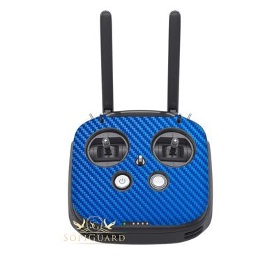 SopiGuard Skin for DJI FPV Remote Controller Front Panel Easy to Apply Vinyl Sticker (Carbon Laguna)