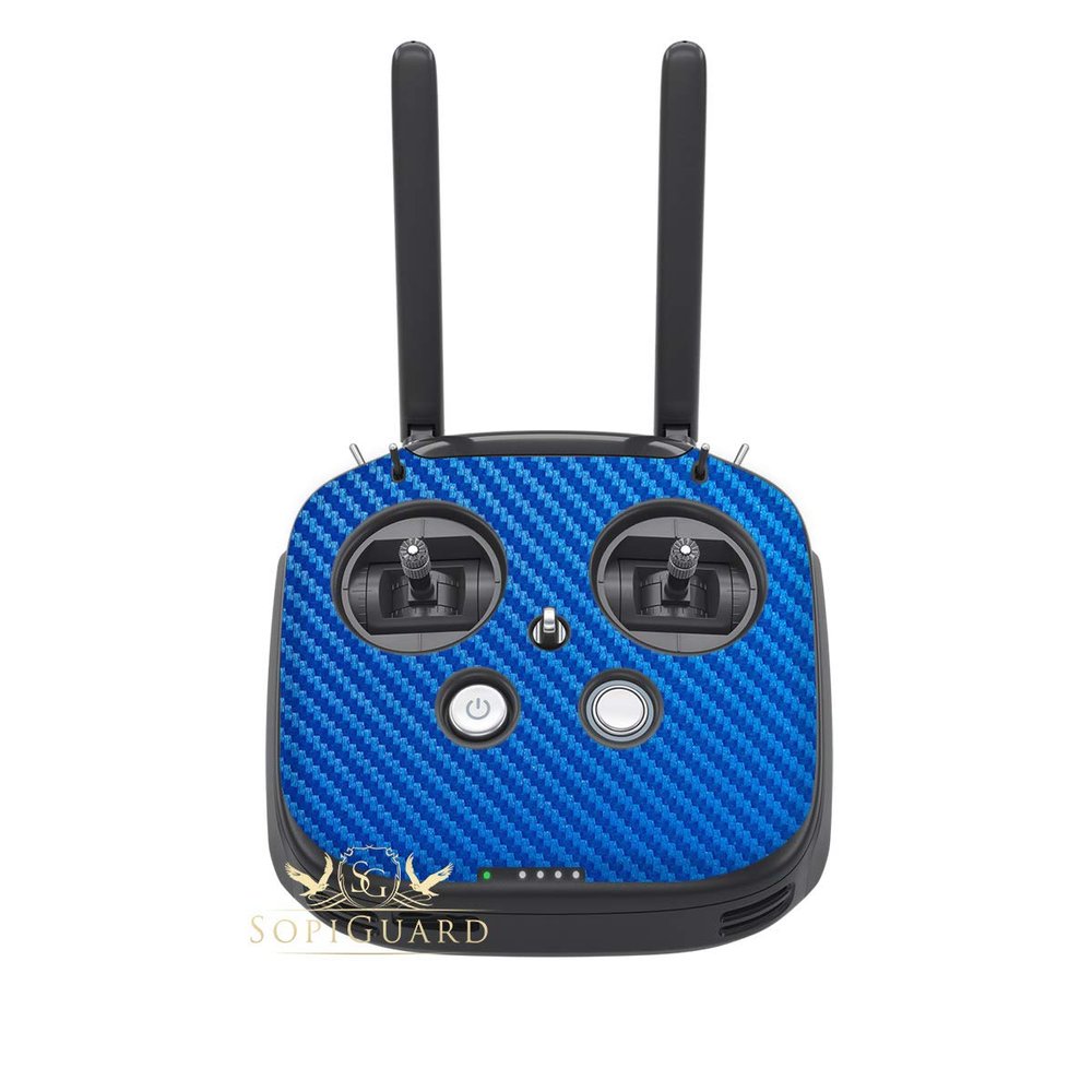SopiGuard Skin for DJI FPV Remote Controller Front Panel Easy to Apply Vinyl Sticker (Carbon Laguna)