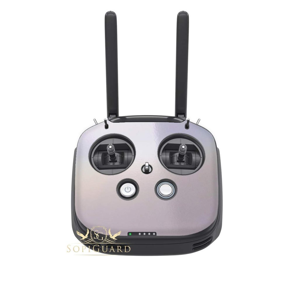 SopiGuard Skin for DJI FPV Remote Controller Front Panel Easy to Apply Vinyl Sticker (3M Flip Ghost Pearl)