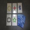 1PK E04C Low Cost Zener Style UNMARKED ESP Testing Cards - not Marked - not a Magic Trick view 2