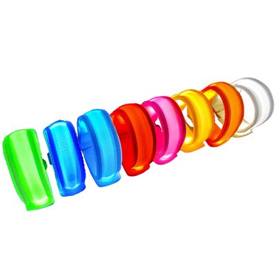 KIRALUMI 8 PCS LED Glow Bracelets, Light Up Bracelets for Kids Adults - Christmas Glow in The Dark Party Bracelets Favors Supplies for Concerts, Festivals, Game Prizes, Sports, Rave Accessories.