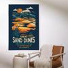 Lantern Press 36x54 Inch Giclee Art Print Wall Decor, Colorado, Great Sand Dunes National Park and Preserve, Distressed view 2