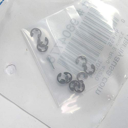 3.2mm E-Ring: 42270-10pcs TRF418 / Tamiya / 9804778