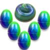 Anditoy 5 Pack Slime Eggs Stress Relief Toys Easter Eggs for Kids Boys Girls Easter Basket Stuffers Gifts Party Favors (Blue+Purple+Green) view 2