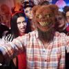 EXP VISION Halloween Spooky Plush Mask, Bloody Creepy Animal Head Mask, Horror Costume Play Party, Haunted House (Brown bear) view 4