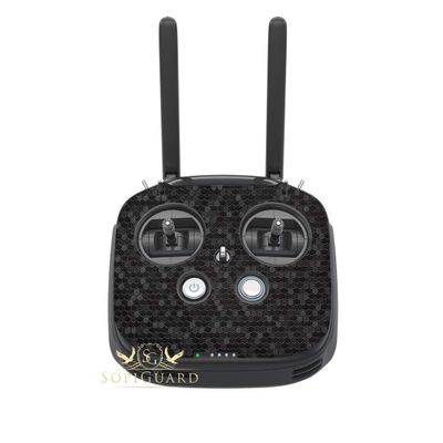 SopiGuard Skin for DJI FPV Remote Controller Front Panel Easy to Apply Vinyl Sticker (Carbon Black)