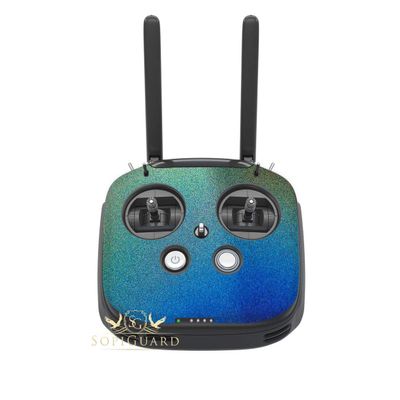 SopiGuard Skin for DJI FPV Remote Controller Front Panel Easy to Apply Vinyl Sticker (3M Flip Psychedelic Rainbow)