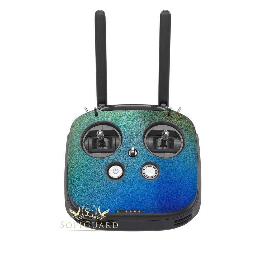 SopiGuard Skin for DJI FPV Remote Controller Front Panel Easy to Apply Vinyl Sticker (3M Flip Psychedelic Rainbow)