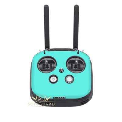 SopiGuard Skin for DJI FPV Remote Controller Front Panel Easy to Apply Vinyl Sticker (3M Satin Turquoise Blue)