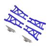 4Pcs Front&Rear Aluminum Suspension A-Arms Replacement of 3655x for RC Traxxas 1/10 Slash Stampede 4x4 4WD Rally XO-1 Option Hop Ups view 4