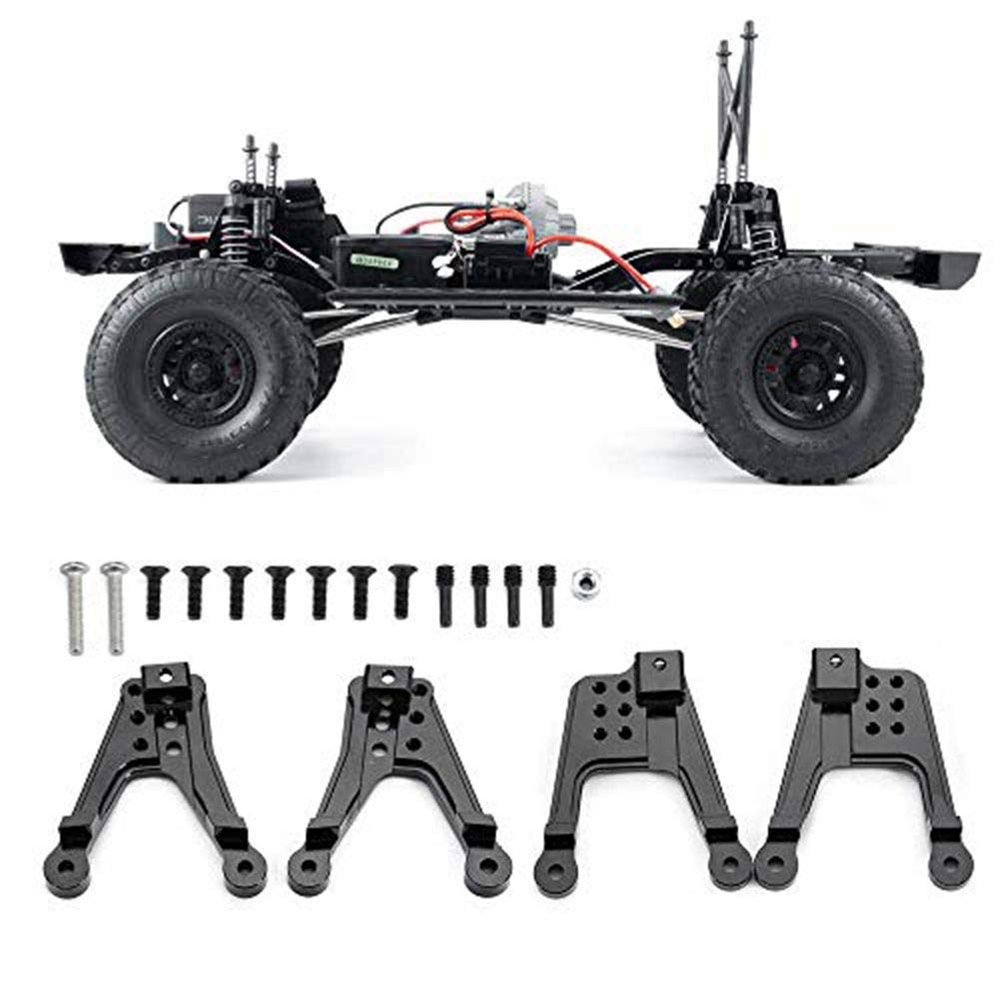 4Pcs Aluminum Front & Rear Shock Mount Lift for 1/10 Axial SCX10 SCX10 II 90046 RC Crawler