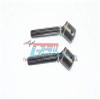 CVD Joint For GPM Optional Upgrade Set Item# ER100 Suitable For Traxxas E-Revo 2.0 VXL (86086-4) - 2Pc Set Black view 1