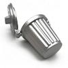 EatingBiting Adult Scene DIY 1:12 Dollhouse Miniature Furniture Home Garden Trash Can Garbage Bin Silver 30mm Width: 26mm Height: 35 view 4
