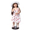 34inch87cm Reborn Toddler Dolls,Huge Baby Full Body Hard Vinyl Girl Realistic Anatomically Correct+ Long Hair Age 3 Dress Model Collectible Great Qualtity view 3
