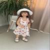 34inch87cm Reborn Toddler Dolls,Huge Baby Full Body Hard Vinyl Girl Realistic Anatomically Correct+ Long Hair Age 3 Dress Model Collectible Great Qualtity view 4