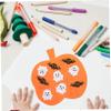 PRETYZOOM Halloween Felt Toe Game Pumpkin Board Games for Kids Halloween Harvest Party Decoration Games Supplies (5pcs Bats & 5pcs Ghosts) view 2