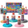 Elmer's Celebration Slime Kit, Complete Slime Supplies, Includes Assorted Magical Liquid Slime Activators and Liquid Glues, 10 Count - Kids Activity, Creative Fun, Arts & Crafts view 1
