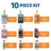 Elmer's Celebration Slime Kit, Complete Slime Supplies, Includes Assorted Magical Liquid Slime Activators and Liquid Glues, 10 Count - Kids Activity, Creative Fun, Arts & Crafts view 2