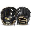 Franklin Sports Meshtek Teeball Fielding Glove with Ball - Left Hand Throw - 9.5" - Black/Gold view 2