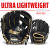 Franklin Sports Meshtek Teeball Fielding Glove with Ball - Left Hand Throw - 9.5" - Black/Gold view 4