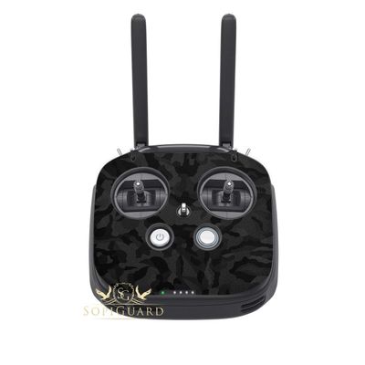 SopiGuard Skin for DJI FPV Remote Controller Front Panel Easy to Apply Vinyl Sticker (3M Black Camo)