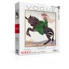 New York Puzzle Company - Vogue Magazine Lady on a Zebra - 500 Piece Jigsaw Puzzle for Family Game Nights by Andr douard Marty view 1
